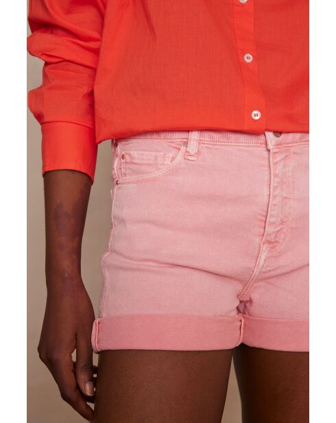 Dune Sh Blassrosa überfärbte Shorts