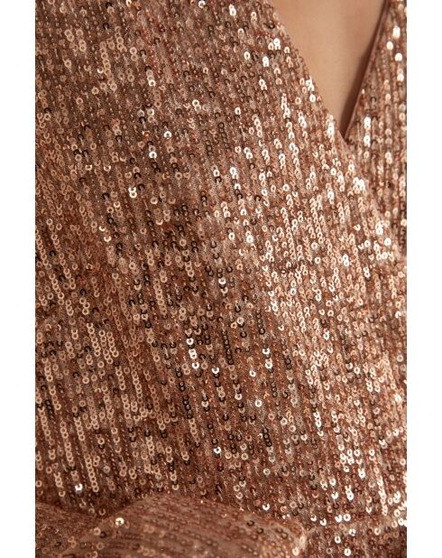 Cleopatra R jurk met gouden pailletten