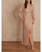 Cleopatra R jurk met gouden pailletten