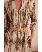 Riade R-jurk in natuurlijke imp