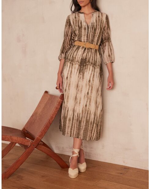 Riade R-jurk in natuurlijke imp