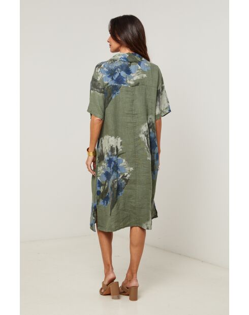 Robe Kalista 100% Lin kaki