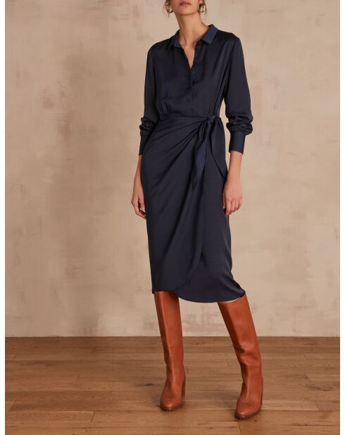 Marineblauwe jurk Ada R