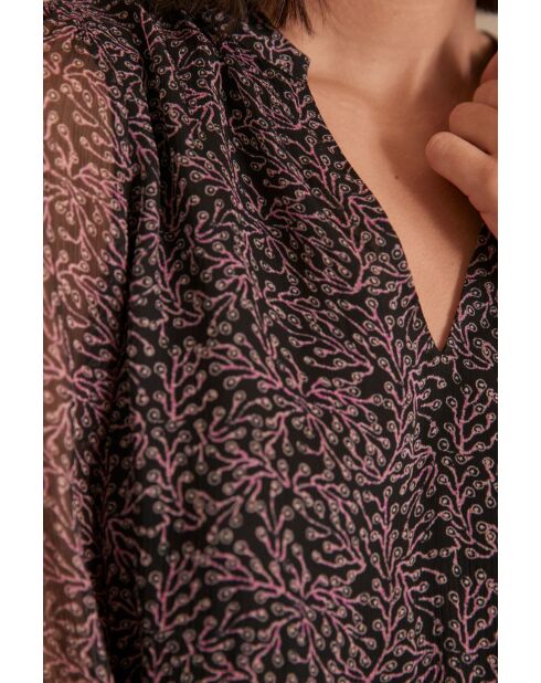 Meghan R imp bordeauxrode jurk