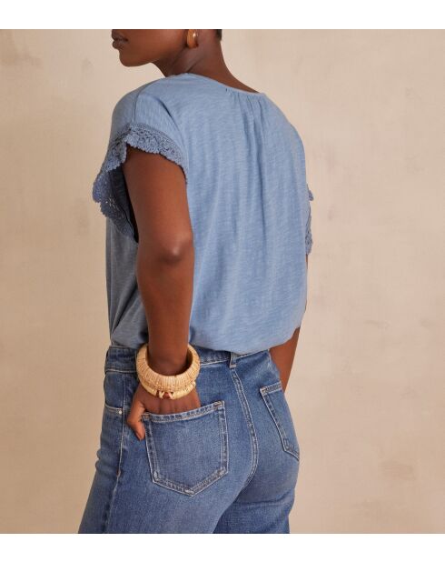 Camiseta azul Florie