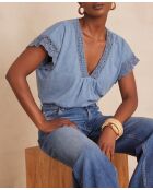 Camiseta azul Florie