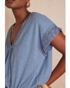 Camiseta azul Florie