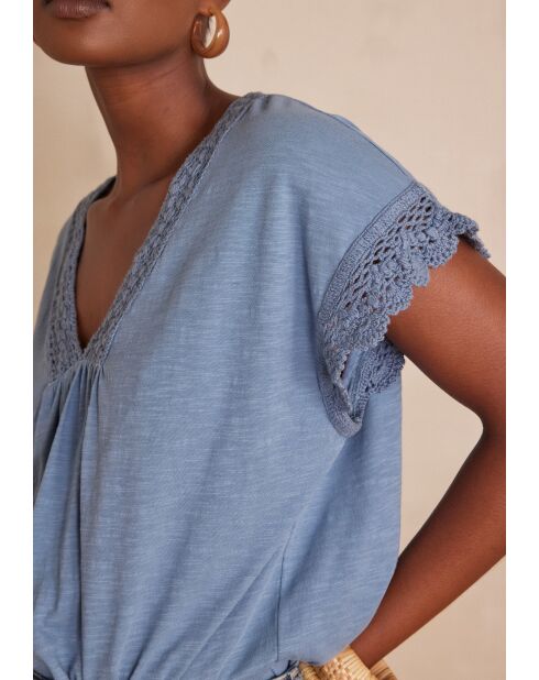 Camiseta azul Florie