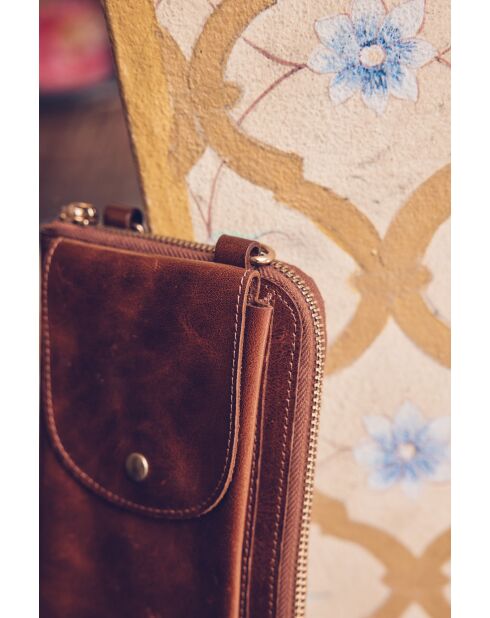 Sac Ghost portefeuille marron foncé