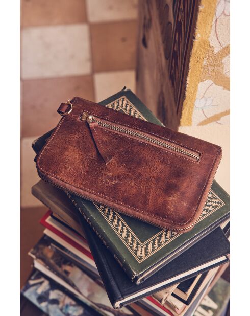 Sac Ghost portefeuille marron foncé