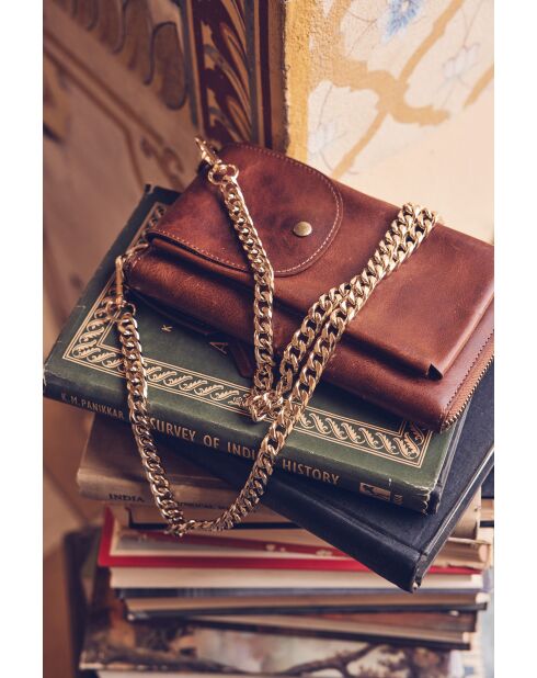 Sac Ghost portefeuille marron foncé