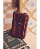 Sac Ghost portefeuille marron foncé