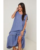 Robe Sohana 100% Lin indigo
