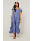 Robe Sohana 100% Lin indigo