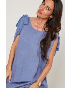 Robe Sohana 100% Lin indigo
