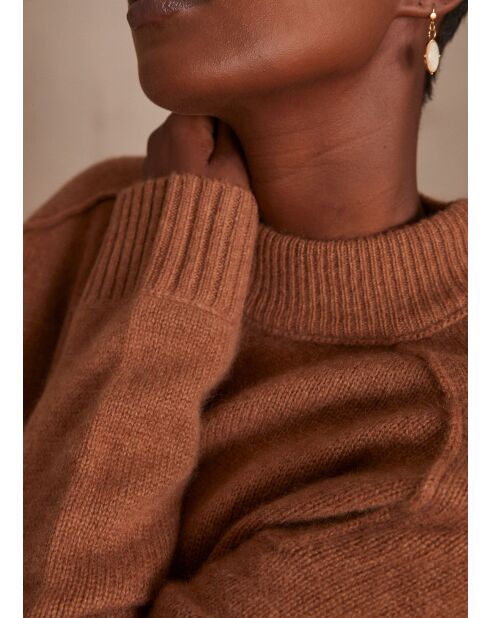 Maglione Charles alla cannella