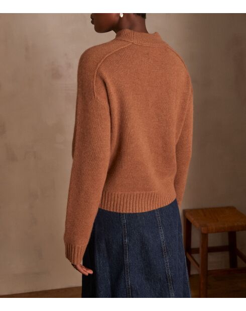 Maglione Charles alla cannella