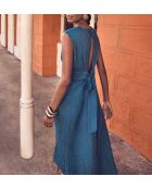 Lily R petrolfarbenes Kleid