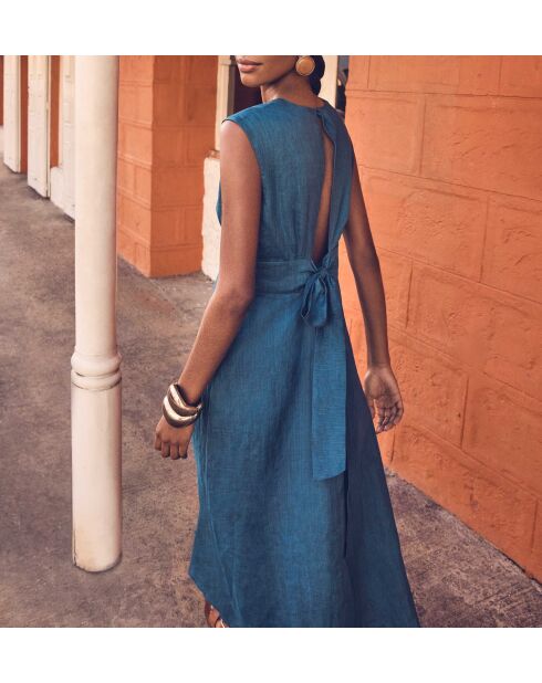 Lily R petrolfarbenes Kleid