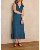 Lily R petrolfarbenes Kleid