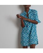 Goberte R Imp türkisfarbenes Kleid