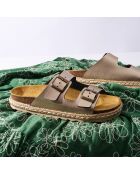 Pantoffeln Ana aus Bronze