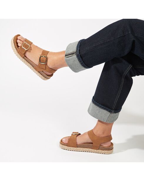 Sandali Inès marroni