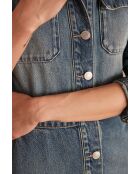 Louison R leicht gewaschenes Jeanskleid