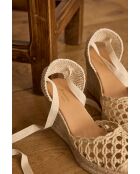 Goldene Sandalen Maria Espadrilles