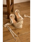 Goldene Sandalen Maria Espadrilles