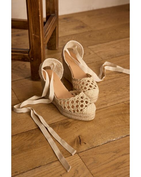 Goldene Sandalen Maria Espadrilles