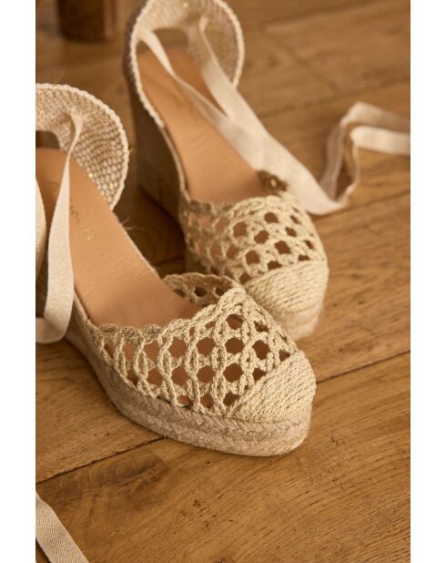 Goldene Sandalen Maria Espadrilles