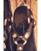 Justin schwarze Sandalen