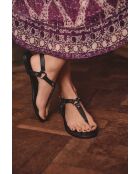 Justin schwarze Sandalen