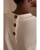 Cremefarbenes Strickkleid Axel R aus Jersey