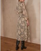 Lilas R Imp cremefarbenes Kleid