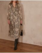 Lilas R Imp cremefarbenes Kleid