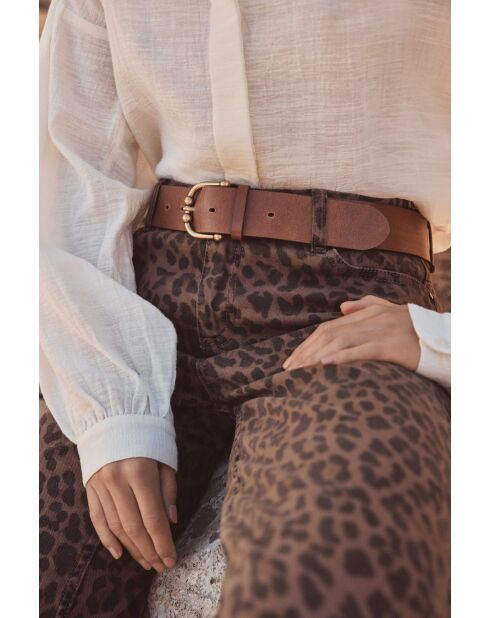 Ceinture Moyenne Valery camel clair
