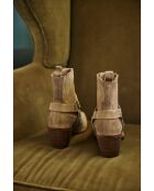 Lauren beigefarbene Stiefel