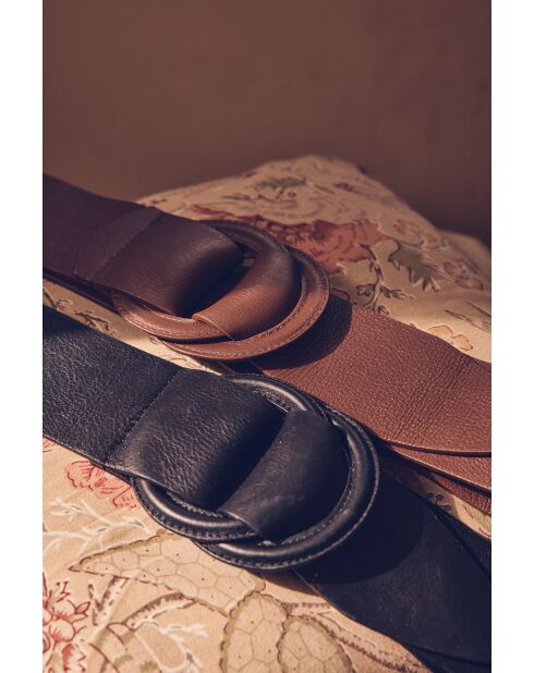 Ceinture Large Eliott chocolat