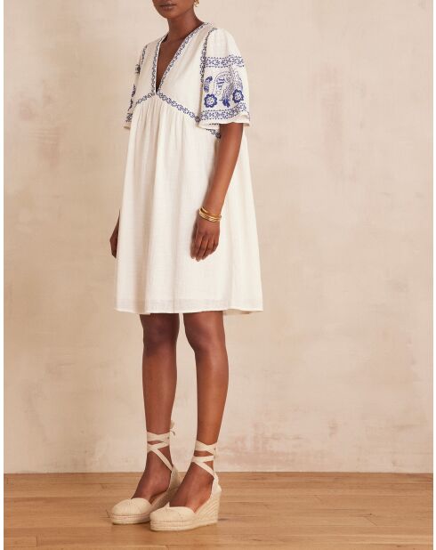 Rime R besticktes blaues Kleid