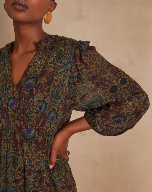 Marlene R Imp donkerbruine jurk