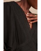 Camille R zwarte jurk