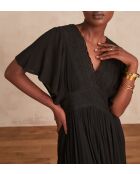 Camille R zwarte jurk