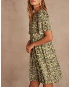 Albane R imp Engelse groene jurk