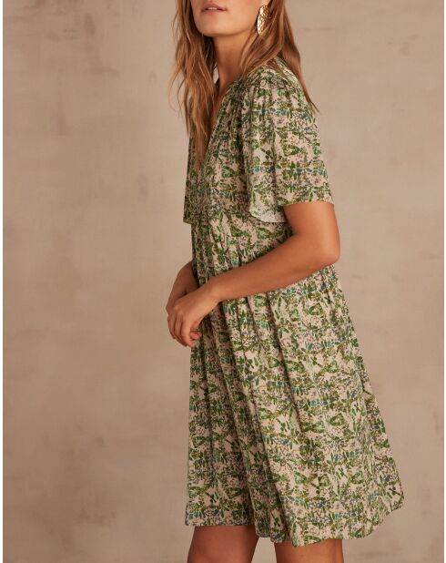 Albane R imp Engelse groene jurk