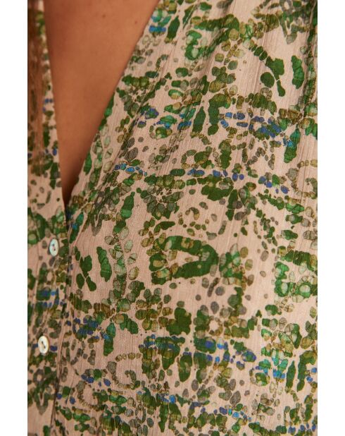 Albane R imp Engelse groene jurk