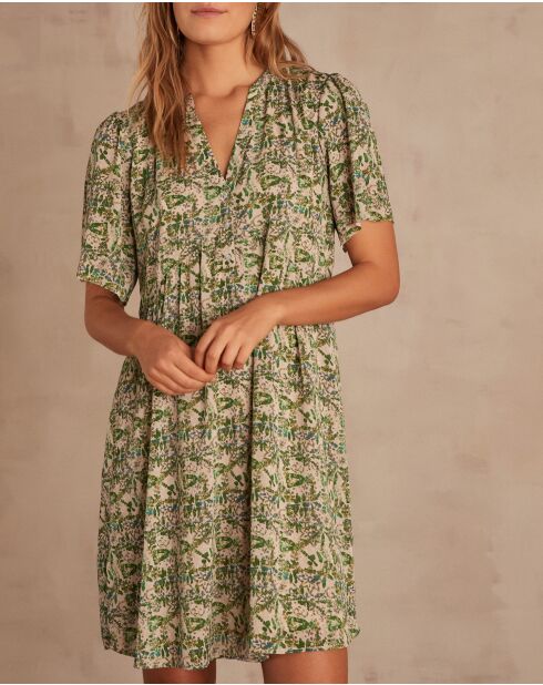 Albane R imp Engelse groene jurk