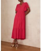 Camille R jurk in lichtfuchsia