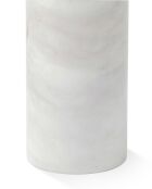 Bougeoir bouteille longue blanc - D8.5xH47 cm